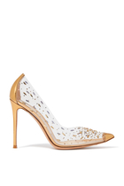 Exclusive Alley 105 Embellished Plexi Pumps